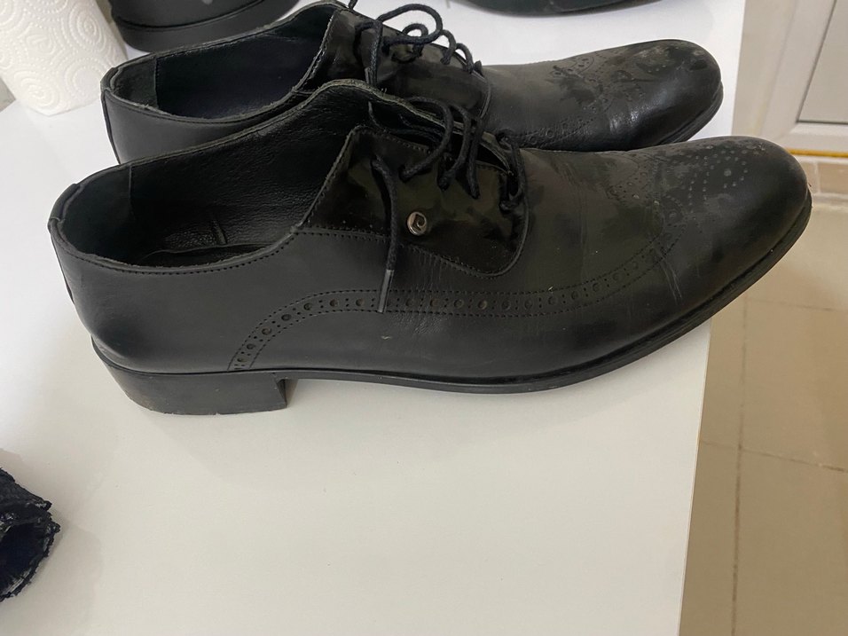 Siyah Bağcıklı Klasik Erkek Ayakkabı - Görsel 2