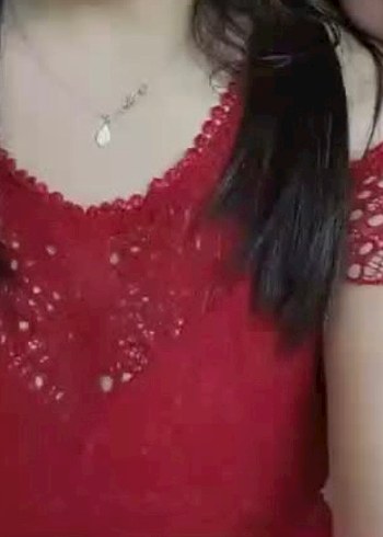 Kırmızı Dantel Midi Elbise - Görsel 5