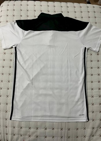 Erkek Siyah-Beyaz Polo Yaka Spor Tişört - Görsel 2