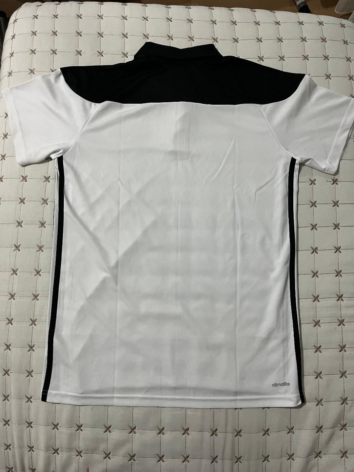 Erkek Siyah-Beyaz Polo Yaka Spor Tişört - Görsel 2