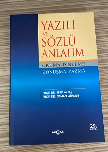 Yazılı ve Sözlü Anlatım Kitabı