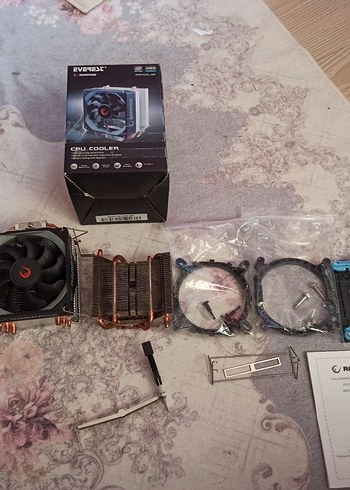 Everest Rampage CPU Soğutucu Siyah - Görsel 6