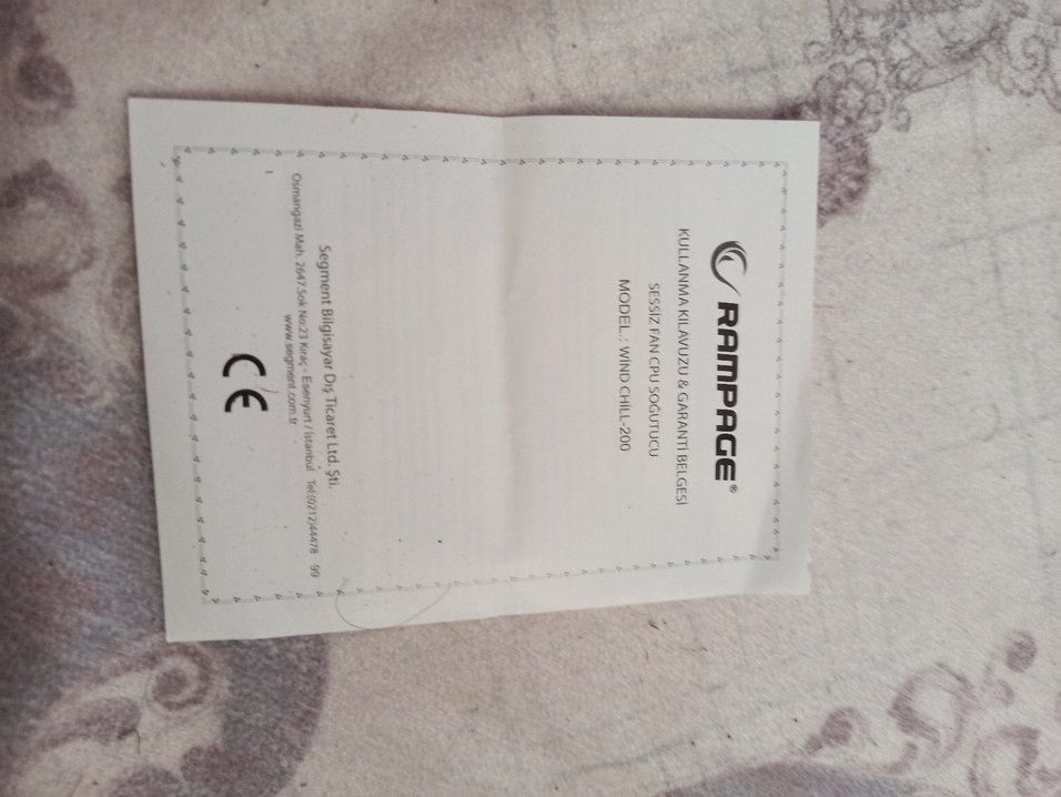 Everest Rampage CPU Soğutucu Siyah - Görsel 5