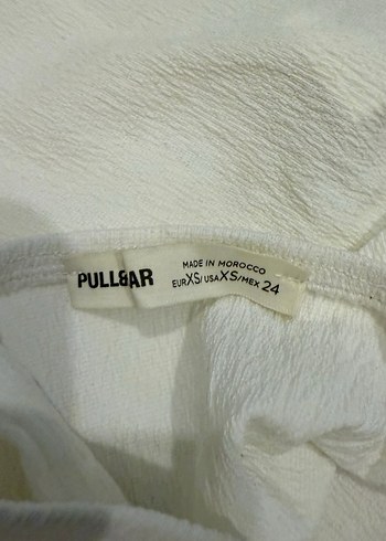 Düğmeli Beyaz Keten Büstiyer - Görsel 3