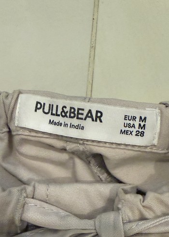 Bej Rahat Kesim Kadın Keten Pantolon - Görsel 2