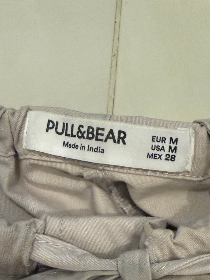 Bej Rahat Kesim Kadın Keten Pantolon - Görsel 2