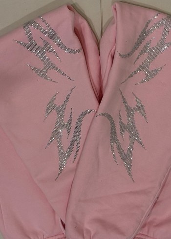 Pembe tasli Kadın Eşofman Altı - Görsel 3