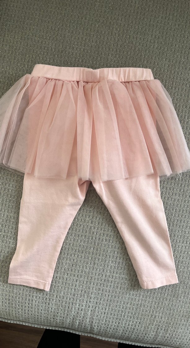 LC Waikiki Kız Çocuk Pembe Fırfırlı Etekli Tayt - Görsel 3