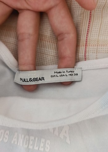 Beyaz Bağlama Desenli Straplez Atlet - Görsel 4