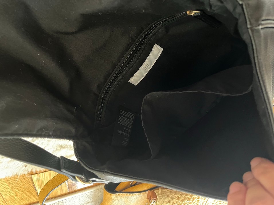 Siyah Süet Tokalı Kadın Çanta - Görsel 3