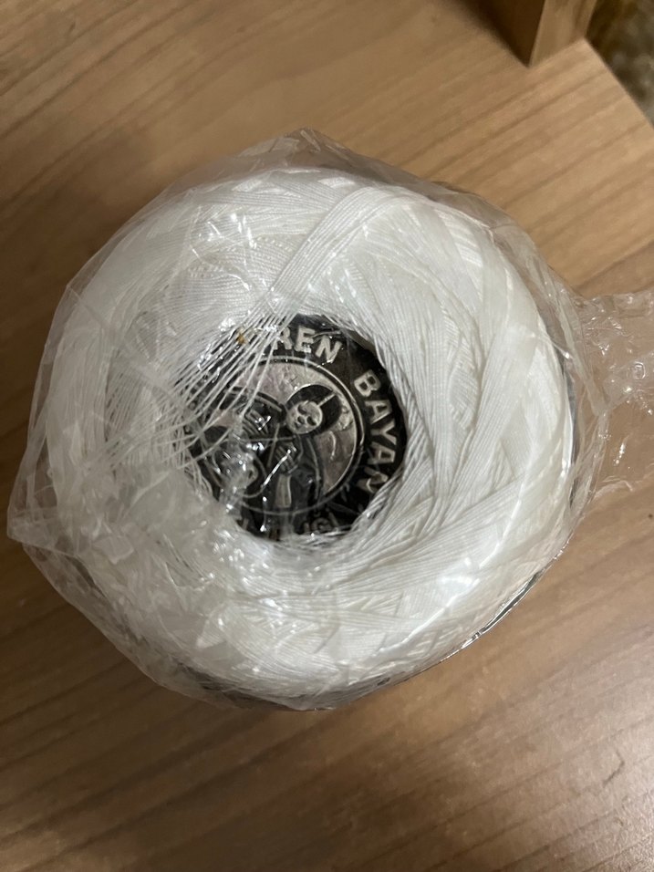 Ören bayan Parlak Dantel İpi TS6 Beyaz - Görsel 2