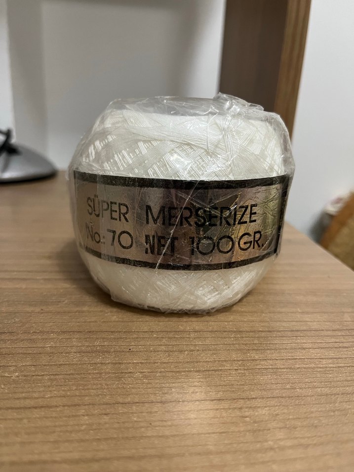 Ören bayan Parlak Dantel İpi TS6 Beyaz - Görsel 3