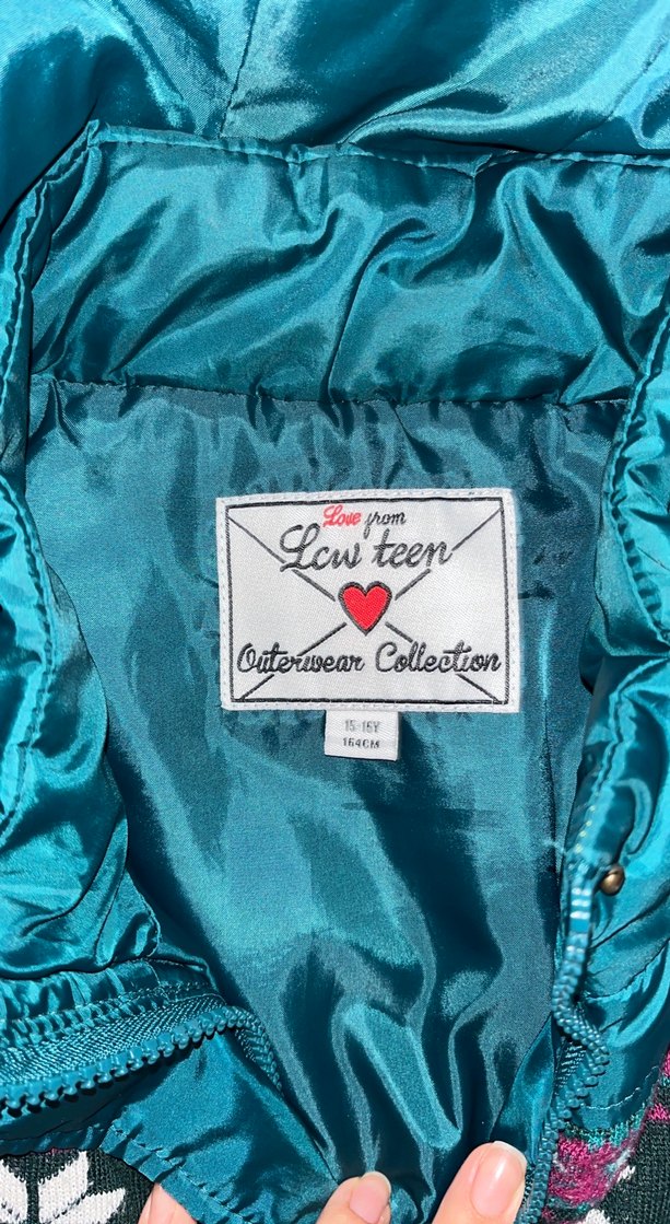 LCW Turkuaz Nakışlı Kürklü Genç Kız Yelek - Görsel 2