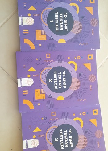 10. Sınıf Tekrar Testleri Seti 3'lü