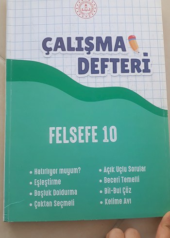 Felsefe 10 Çalışma Defteri