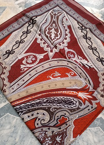  Beden Dantel Detaylı Mor Bohem Kadın Fular
