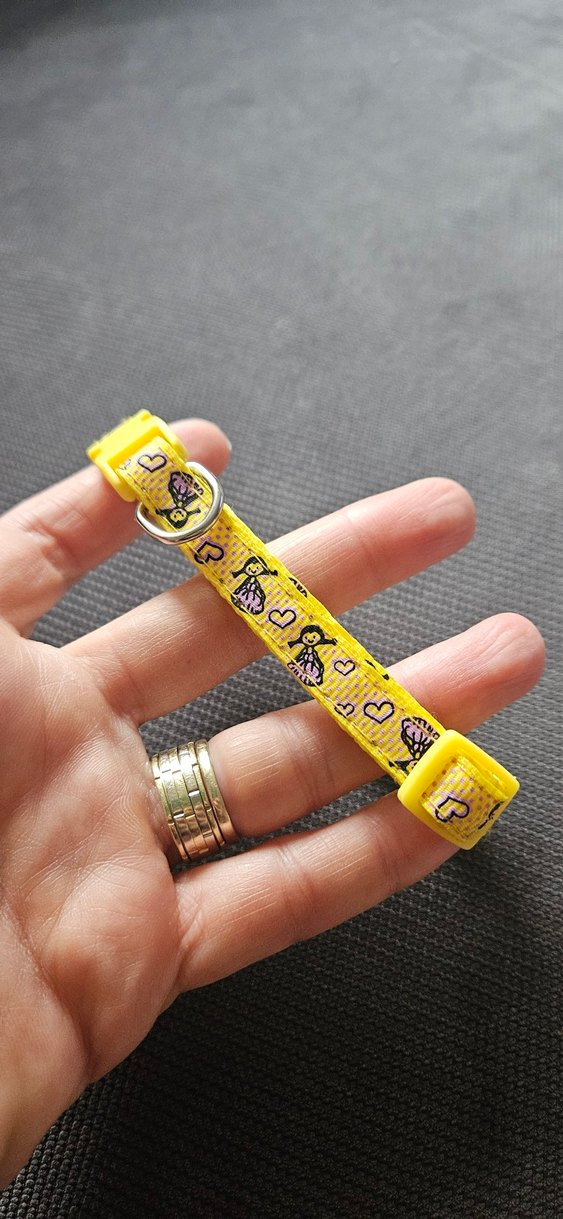 Renkli Sarı Köpek Boyun Tasması - Görsel 4