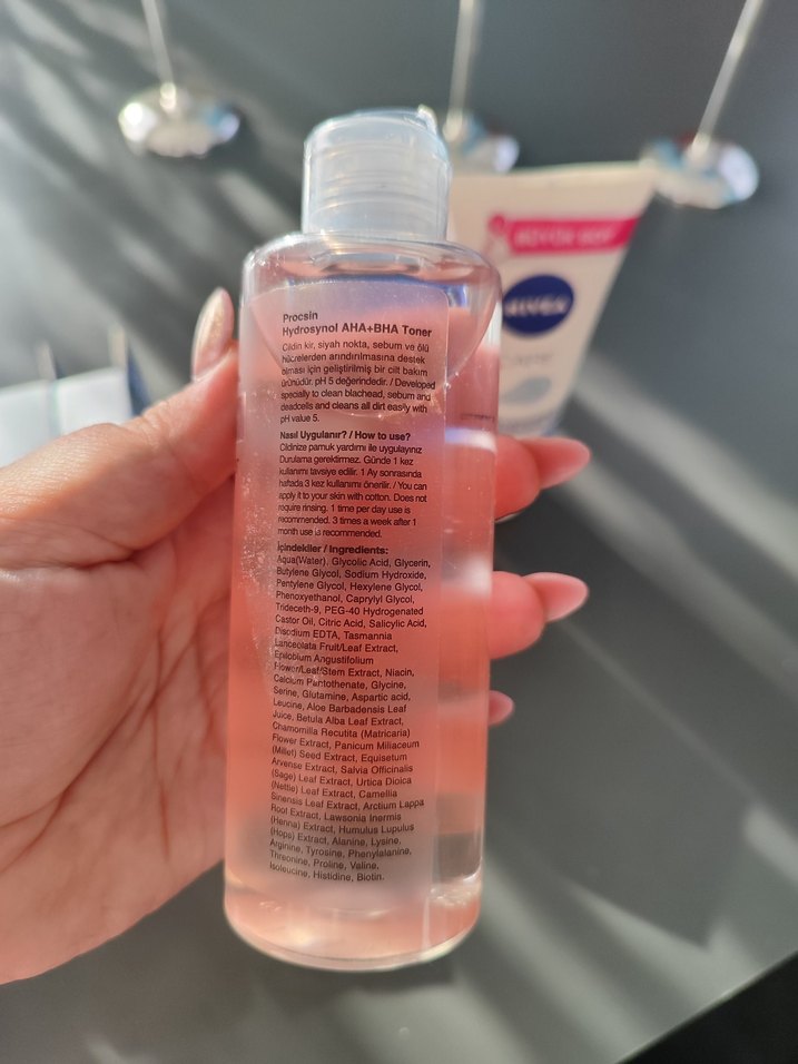 Hydrosynol AHA+BHA Peeling Yüz Toniği - Görsel 3