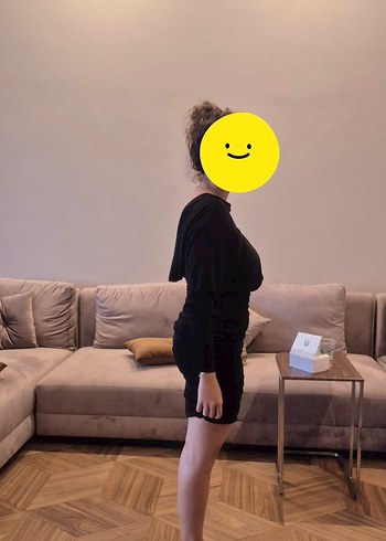 ipekyol Siyah sırt dekolteli midi elbise İPEKYOL