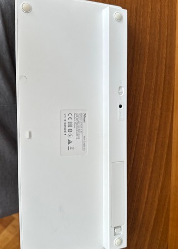 Beyaz Hafif Kablosuz Klavye - Görsel 3