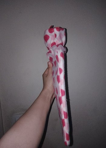 Pembe Kalp Desenli su torbasi - Görsel 2