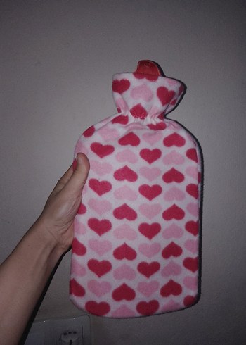 Pembe Kalp Desenli su torbasi - Görsel 3