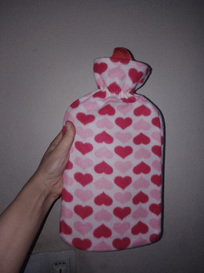 Pembe Kalp Desenli su torbasi - Görsel 3