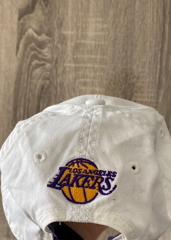 Beyaz Los Angeles Lakers Şapka - Görsel 3