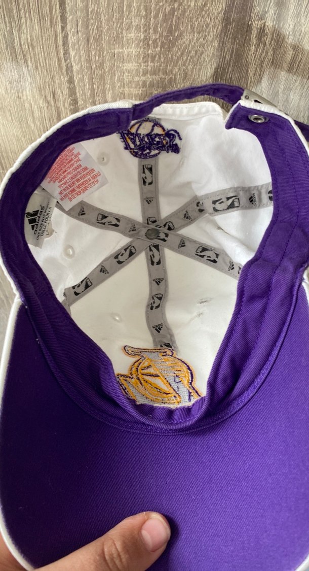 Beyaz Los Angeles Lakers Şapka - Görsel 2