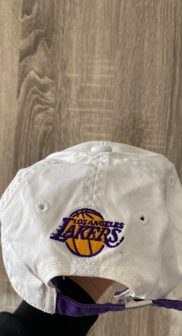 Beyaz Los Angeles Lakers Şapka - Görsel 3