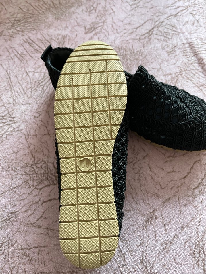 Siyah Örgü Detaylı Kadın Espadril - Görsel 2