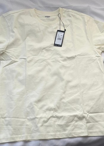 Erkek Beyaz Pamuklu Kısa Kollu Tişört - Görsel 2