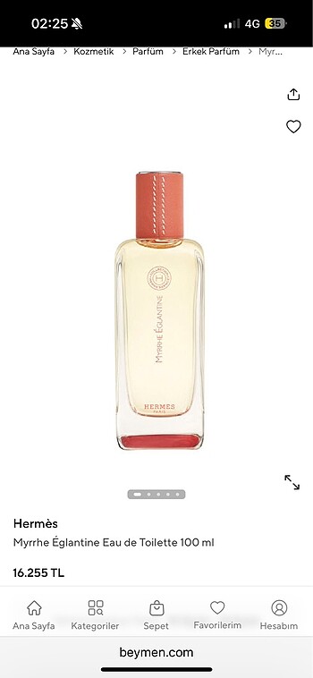 Hermes Hermes - Myrrhe Eglantine