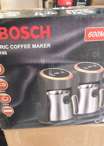Bosch 600W Elektrikli Kahve Makinesi Gri