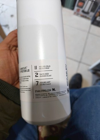 Stanley Beyaz Termos Matara - Görsel 3