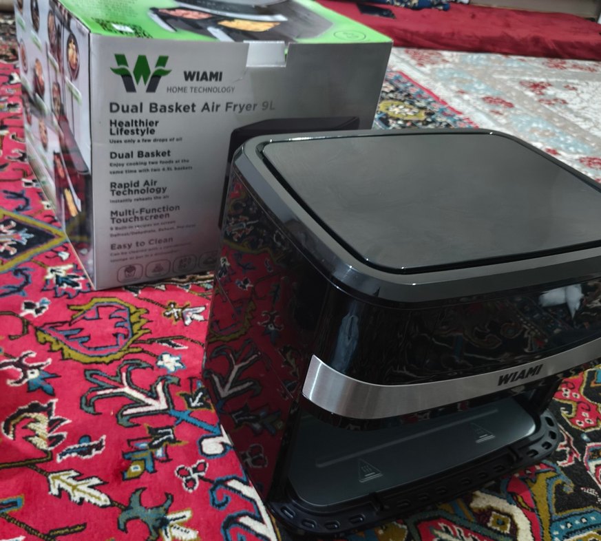 WIAMI Çift Sepetli 9L Hava Fritözü - Görsel 2