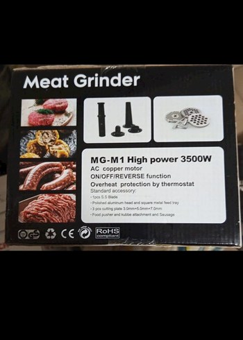 LUX BOSCH 3500W Et Kıyma Makinesi - Görsel 4