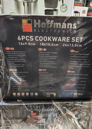 Hoffmans 6 Parça Beyaz Tencere Seti - Görsel 2