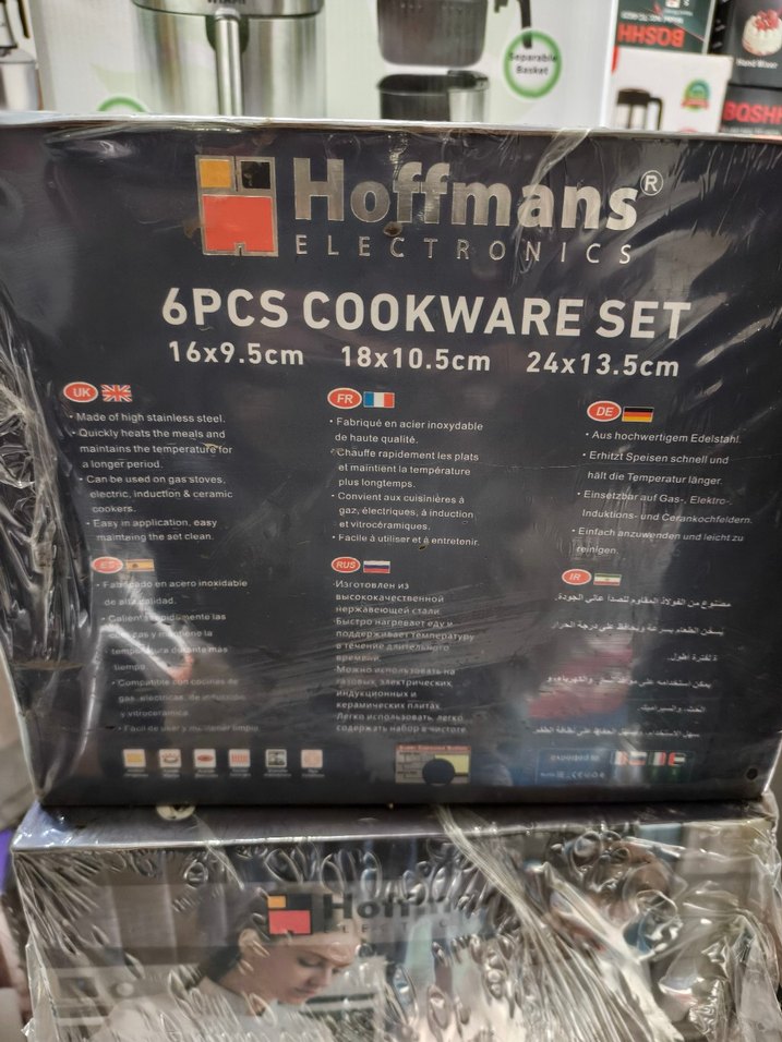 Hoffmans 6 Parça Beyaz Tencere Seti - Görsel 2