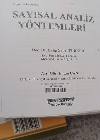 sayısal analiz yöntemleri