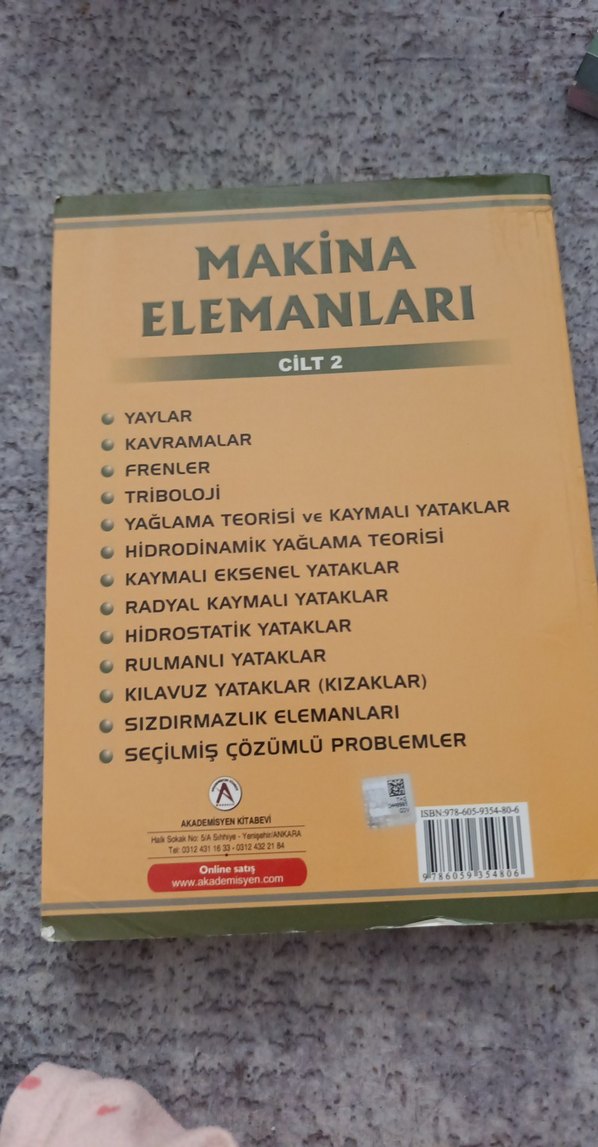 Makina Elemanları Cilt 2 - Prof. Dr. Erdem Koç - Görsel 2