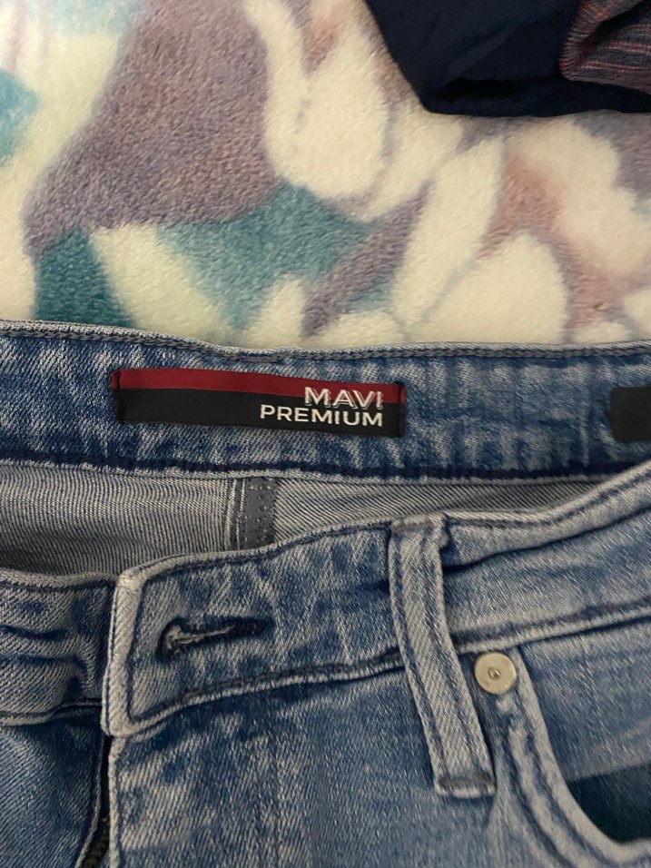 Açık Mavi Bağcıklı Erkek Kot Pantolon - Görsel 2