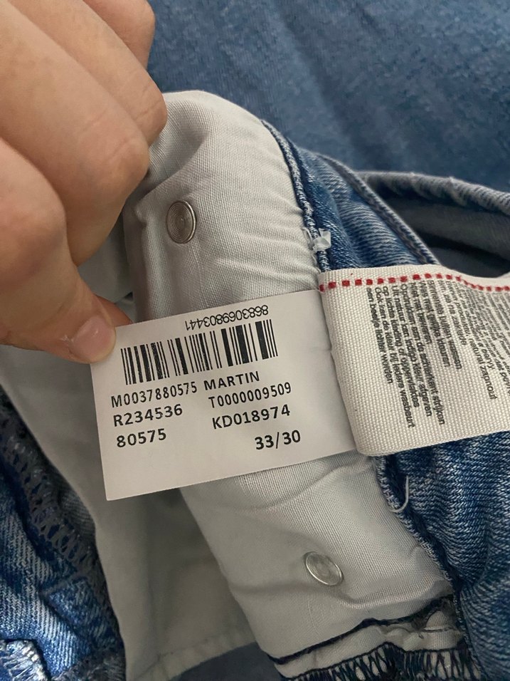 Açık Mavi Bağcıklı Erkek Kot Pantolon - Görsel 4