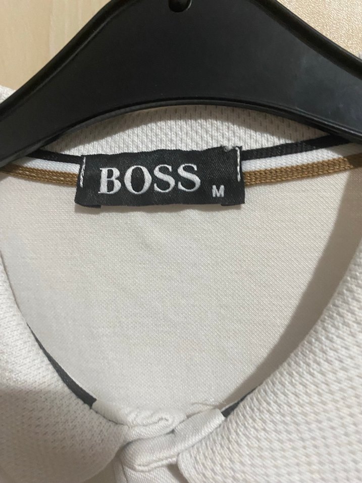 BOSS Erkek Beyaz Kısa Kollu Polo Tişört - Görsel 2
