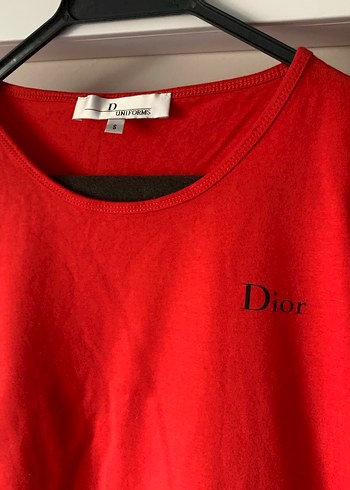 dior kırmızı uzun kollu kadın tshirt - Görsel 3