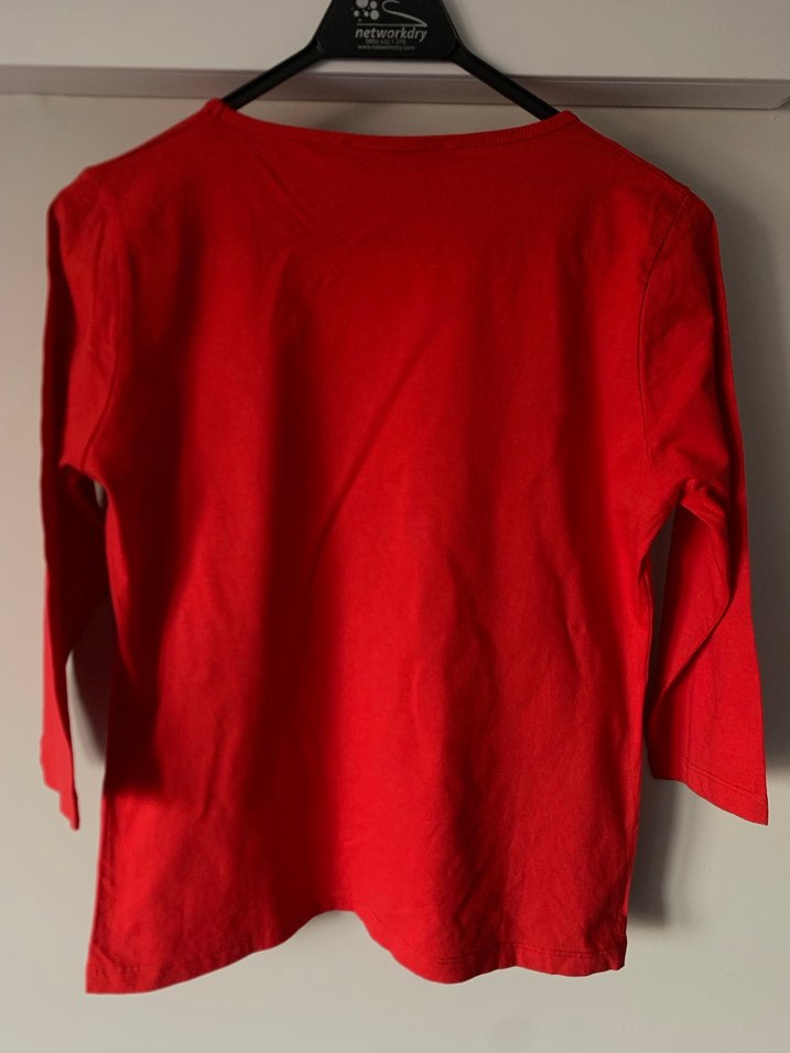 dior kırmızı uzun kollu kadın tshirt - Görsel 2