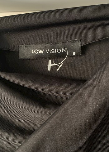 lcwaikiki drapeli siyah saten bluz - Görsel 3