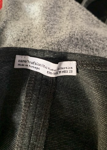 zara gri midi kolsuz elbise - Görsel 2