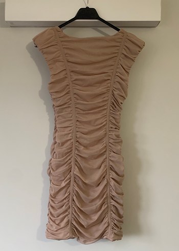 zara drapeli elbise - Görsel 2