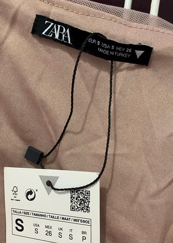 zara drapeli elbise - Görsel 3